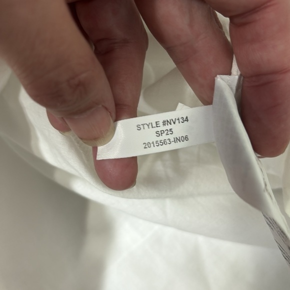 Madewell Mini Shift Dress in Linen Salt white size XS NWT - Picture 11 of 12